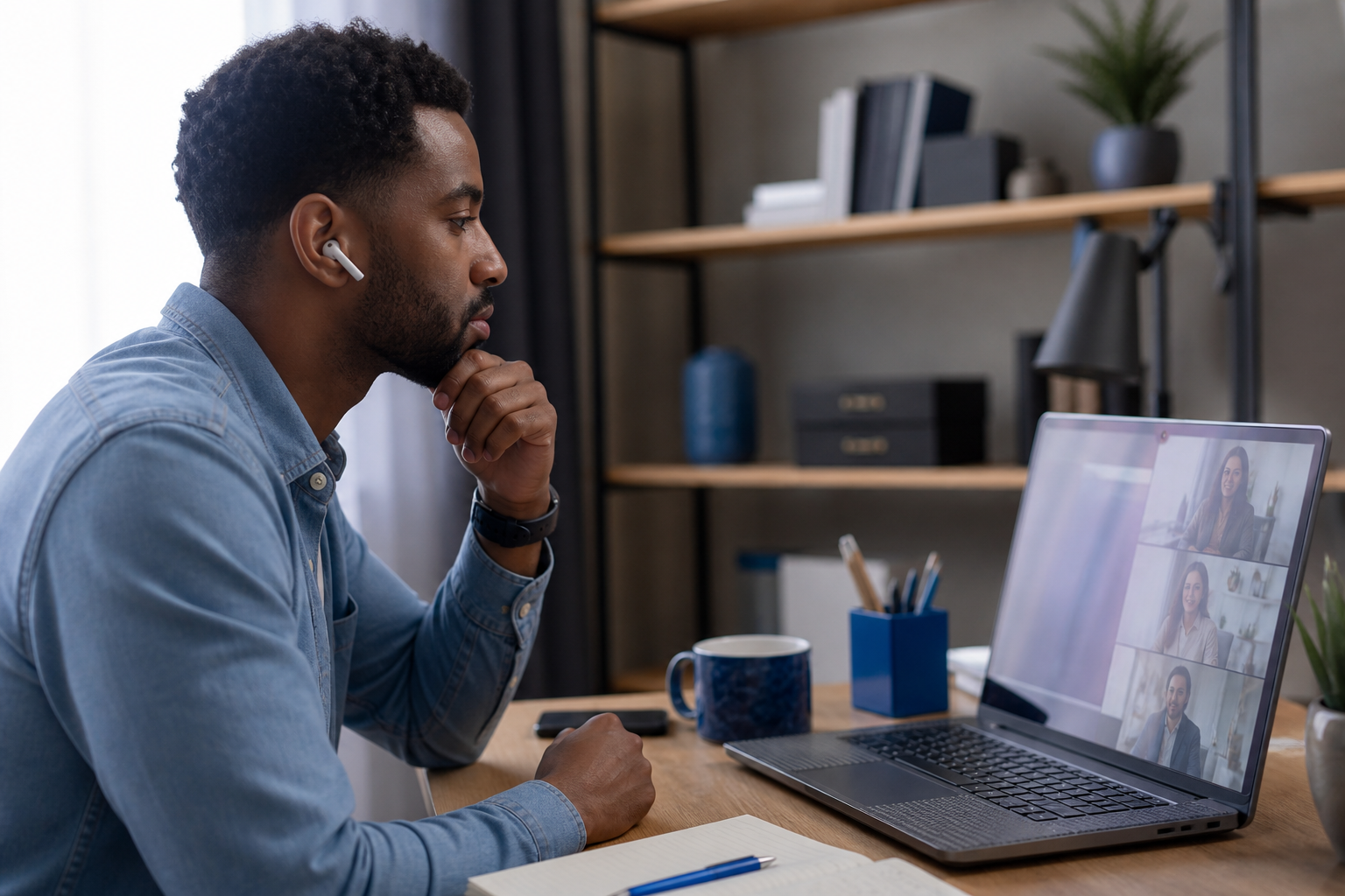 Voicemail and video huddle at home